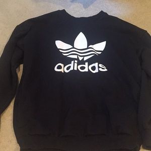 adidas black sweatshirt